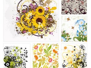 Floral Backgrounds Vector