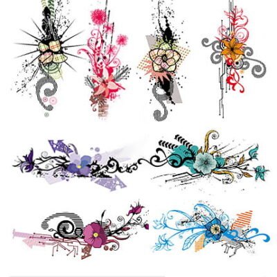 Floral Design Vector 01