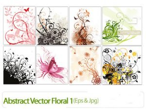 Abstract Vector Floral 01