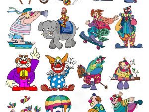 Clowns Vector