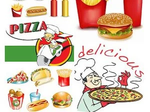 Fast Food Vector Mix