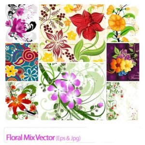 Floral Mix Vector | visualstorms Floral Mix Vector visualstorms
