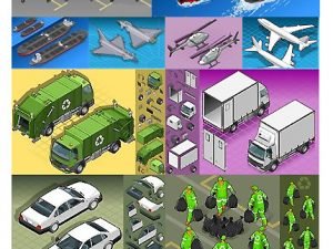 IStockPhoto Isometric vehicles