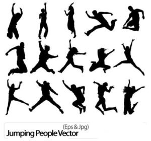 Jumping People Vector | visualstorms Jumping People Vector