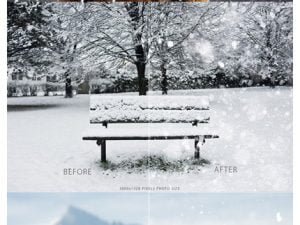 Real Snow Photoshop Action