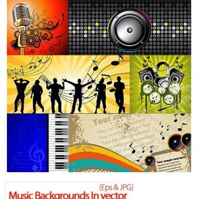 Shutterstock Music Backgrounds Vector