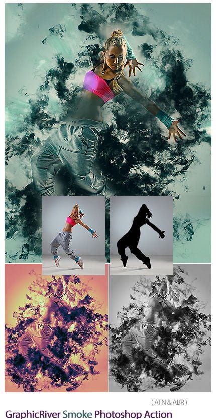 smoke.photoshop.action Smoke Photo Effect Photoshop