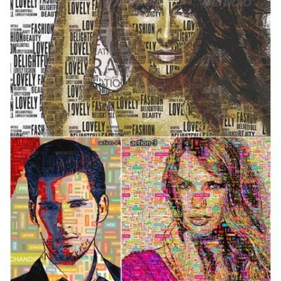 Typrography Poster Action