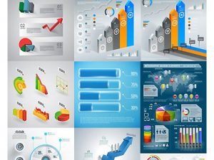 3D Infographic Chart 04