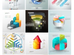 3D Infographic Chart 07