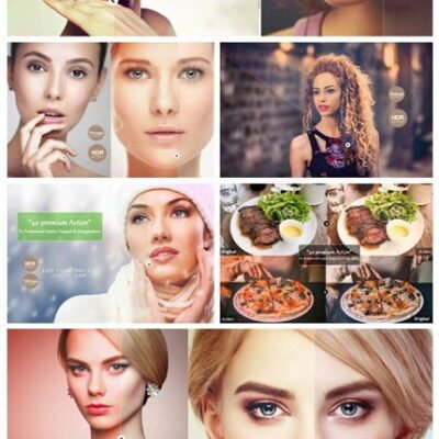 40 Vintage Retro Photo Effect Action