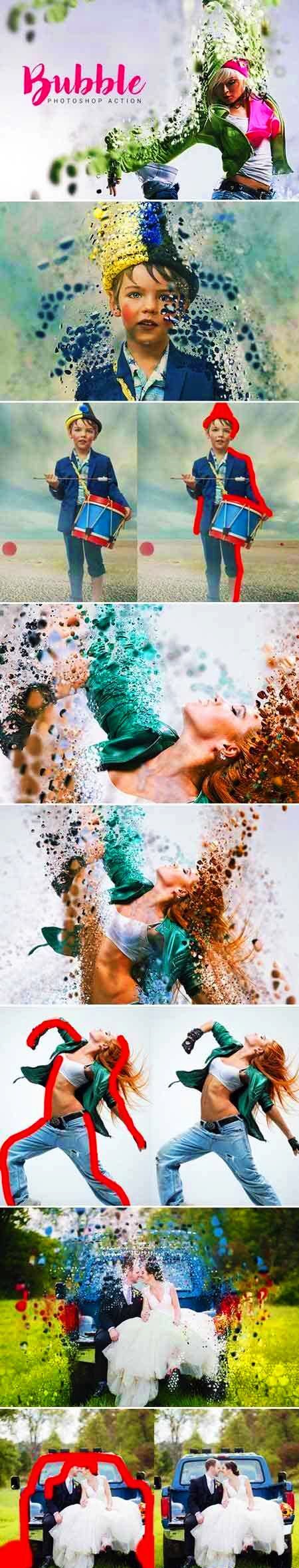 BUBBLE PHOTOSHOP ACTION.1