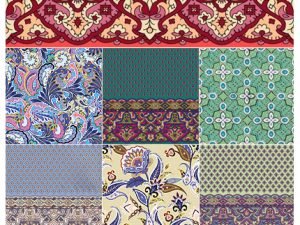 Seamless Pattern Vintage Background Vector