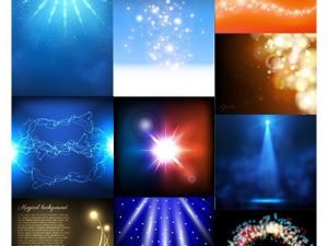 Abstract Background Light Ray