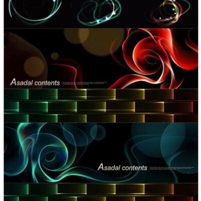 Abstract Bright Shining Design Elements