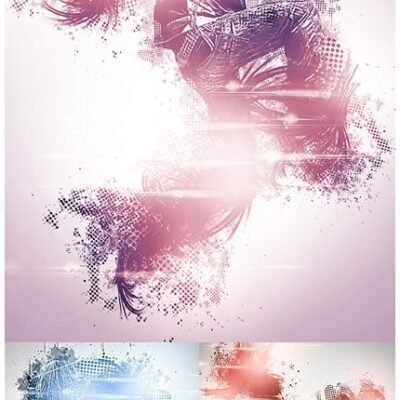 Abstract dots Photoshop Action