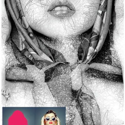 Abstract Drawing Action