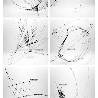 Amazing ShutterStock Backgrounds with Dots And Lines