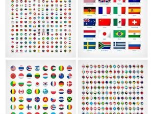 Amazing ShutterStock Country Flags