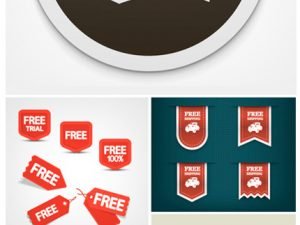 Amazing ShutterStock Set of Free Labels