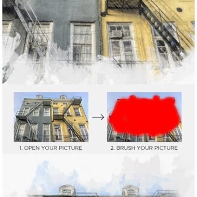 Architect Photoshop Action Sketch Effect Creator