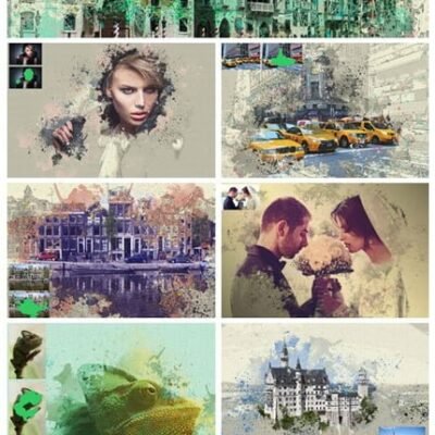 Artistic Watercolor Reveal Effect