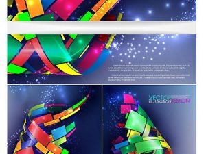 Blue Abstract Backgrounds Vectors