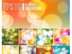 Bright With Bokeh Effect Vector Background