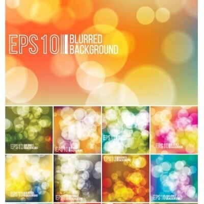 Bright With Bokeh Effect Vector Background