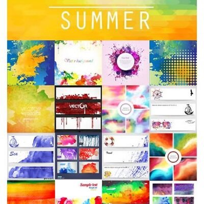 Brigth Watercolor Background