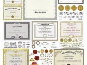 Certificate Templates Patterns And Elements