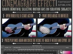 Cinemagraph Photoshop Action atn