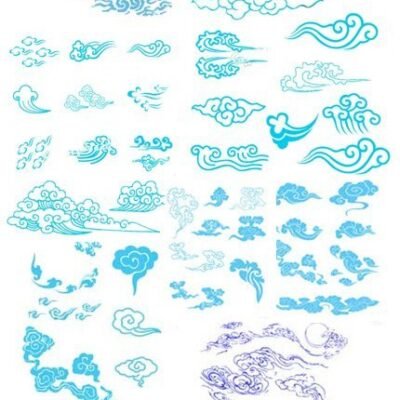 Clouds Miniature Vector