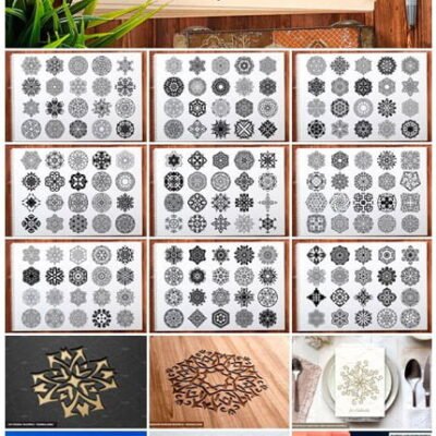 CM 500 Vector Mandala Ornaments