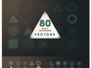 CM 80 Geometric Vectors Bundle