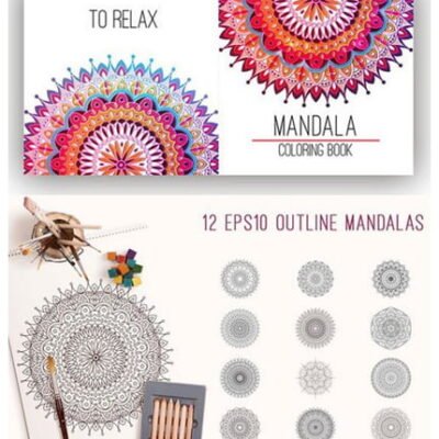 CM Mandala Coloring Book For Adults