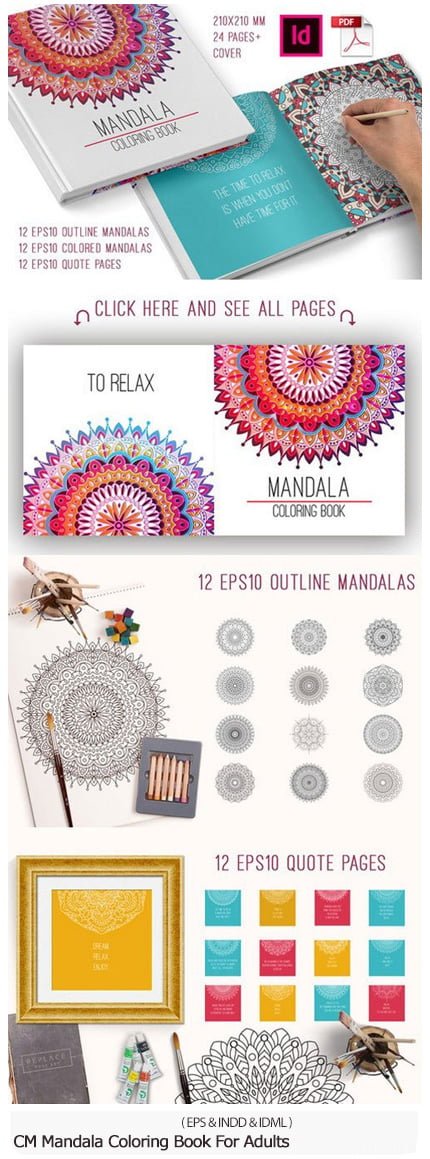 cm.mandala.coloring.book.for.adults CM Mandala Coloring Book For Adults