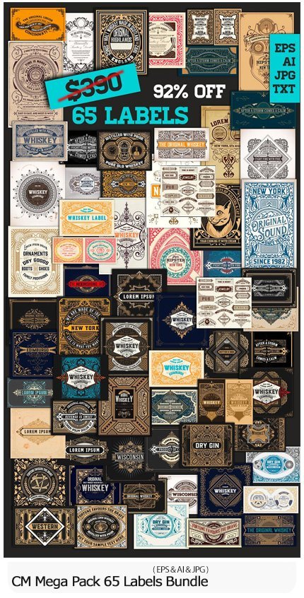 cm.mega.pack.65.labels.bundle CM Mega Pack 65 Labels Bundle