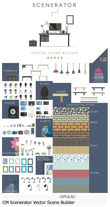 CM Scenerator Vector Scene Builder