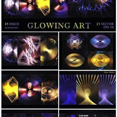 CM SET 21 Shining Abstract Background