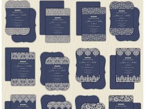 CM Wedding Set Pattern And Invitation