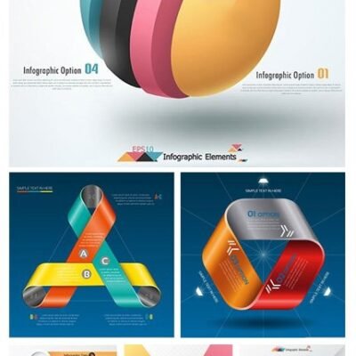 Collection Of Infographics Vol 58