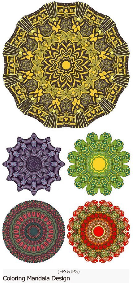 coloring.mandala.design Coloring Mandala Design