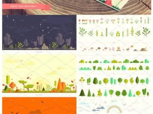 CreativeMarket Forest Constructor Kit