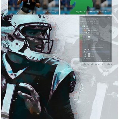 Digital Canvas Photoshop Actions