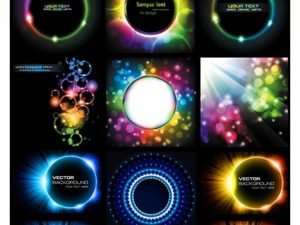 Dream Symphony Round Light Backgrounds