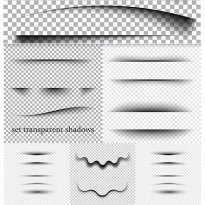 Effect Realistic Shadow Transparent Background