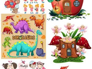 Fantastic And Amusing Animals And Childrens Characters