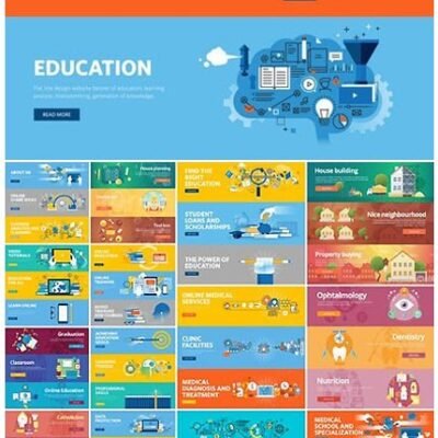 Flat Business Concept