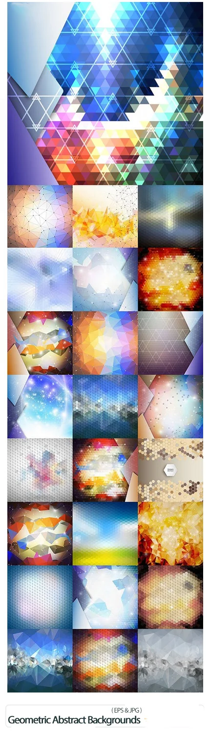 Geometric Abstract Backgrounds